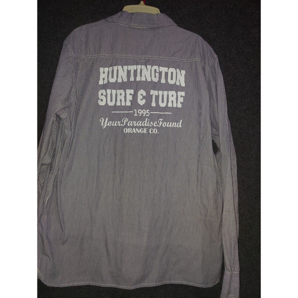 Other - Huntington Surf & Turf Button Down Shirt Size Xl